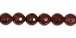 Garnet Faceted Round 10mm