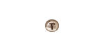 TierraCast Antique Rhodium (plated) Alphabet Bead "T" 7x6mm
