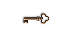 Vintaj Natural Brass Teensie Key 8x18mm