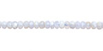 Chalcedony Faceted Rondelle 6mm