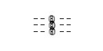 TierraCast Antique Silver (plated) Beaded Seed Bead 3-Hole Bar 3x10mm
