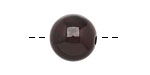 Tagua Nut Espresso Round 16mm