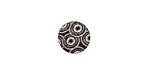 Lillypilly Black Dandelion Anodized Aluminum Disc 11mm, 22 gauge