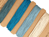 Shades of Aquamarine Hemp Twine 10 lb, 42 ft x 4 colors