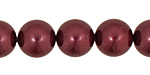 Black Cherry Shell Pearl Round 14mm