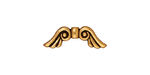 TierraCast Antique Gold (plated) Angel Wings 7x21mm