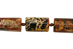 Pilbara Jasper Irregular Barrel 12-17x9mm