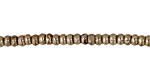 Golden Pyrite (silver tone) Rondelle 2.5x4mm