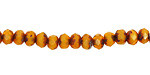 Czech Glass Summer Squash Fire Polished Rondelle 4x5mm