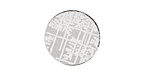 Lillypilly Silver Bamboo Anodized Aluminum Disc 19mm, 22 gauge