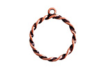 Nunn Design Antique Copper (plated) Rope Connector 23x27mm