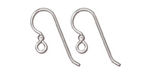 TierraCast Silver Filled Earwire w/ 2mm Bead