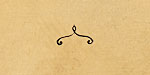 Corner Scroll Metal Stamp 6mm