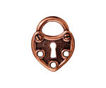 TierraCast Antique Copper (plated) Lock Link 19x25mm