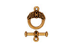 TierraCast Antique Gold (plated) Celtic Toggle Clasp 12x16mm