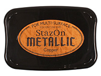 StazOn Metallic Copper Pad & Inker