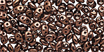 Dark Bronze SuperDuo 2x5mm Seed Bead