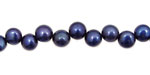 Midnight Blue Dancing Button 6-6.5mm
