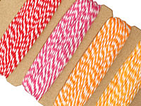 Candy Lane Bakers Twine 2 ply, 30 ft x 4 colors