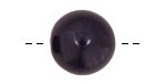 Tagua Nut Midnight Round 20mm