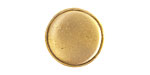 Nunn Design Antique Gold (plated) Crest Circle Tag 20.5mm