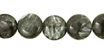 Seraphinite Puff Coin 12mm