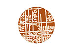 Lillypilly Bronze Bamboo Anodized Aluminum Disc 25mm, 24 gauge