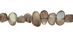 Labradorite (AA) Flat Polished Pebble (side drilled) 5-8x8-12mm
