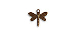 Vintaj Natural Brass Princess Dragonfly 13x12mm
