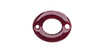 C-Koop Enameled Metal Dark Pink Small Oval Link 18-20x15-16mm
