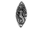 Green Girl Pewter Mermaid Seaweed Link 29x13mm