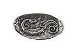 Green Girl Pewter Celtic Dragon Link 33x17mm