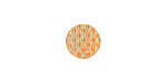 Lillypilly Orange Reeds Anodized Aluminum Disc 11mm, 24 gauge