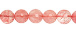 Cherry Quartz Faceted Round 10mm