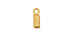 SilverSilk Gold (plated) Single End Cap 14x5mm