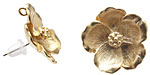 Ezel Findings Gold (plated) Pansy Earring 19mm