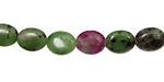 Ruby Zoisite Flat Oval 10x8mm