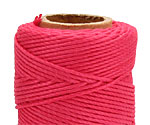 Neon Pink Bamboo Cord 20 lb, 205 ft