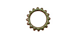 C-Koop Enameled Metal Olive Small Open Gear 16mm