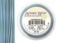 Artistic Wire Powder Blue 22 gauge, 15 yards