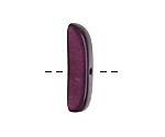 Tagua Nut Grape Splinter (center-drilled) 7-8x28-35mm