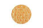 Lillypilly Orange Reeds Anodized Aluminum Disc 25mm, 24 gauge