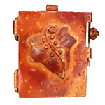 Patricia Healey Copper Leaf Locket 38x44mm