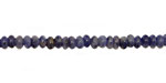Dumortierite Rondelle 4mm
