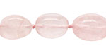 Madagascar Rose Quartz Tumbled Nugget 15-18x9-15mm
