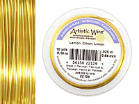 Artistic Wire Silver Plated Lemon 22 gauge, 10 yards