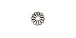 TierraCast Antique Silver (plated) Large Hole Joy Bead Cap 3x9mm