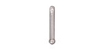 TierraCast Rhodium (plated) 3/4" Bead Bar 2x19mm