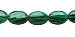 Malachite Flat Oval 14x10mm