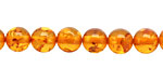 Medium Resin Amber Round 8mm